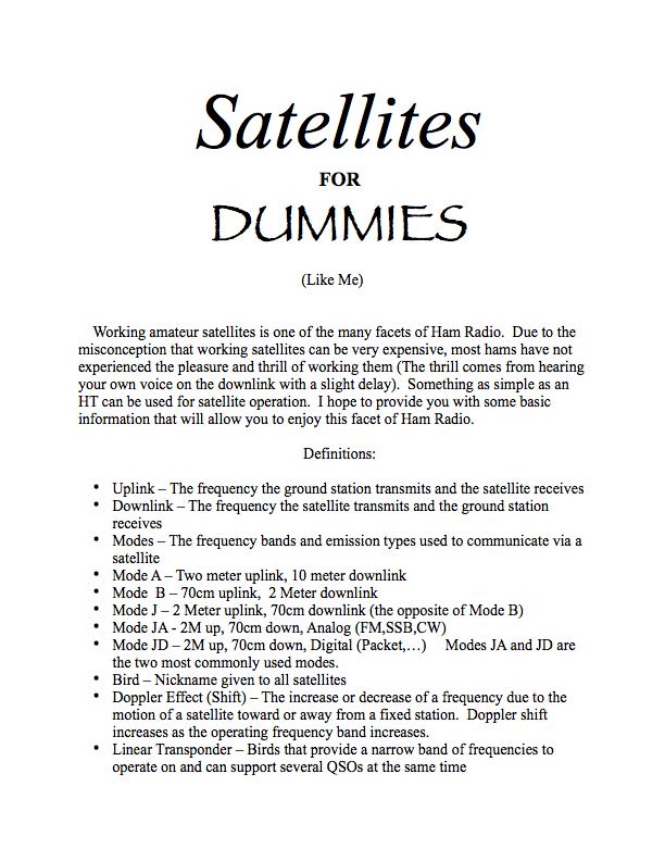 SatellitesforDummies